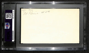 Frank Mcguire Hof Signed/Auto 3X5 Index Card Phila Wizzards Psa/Dna 188588
