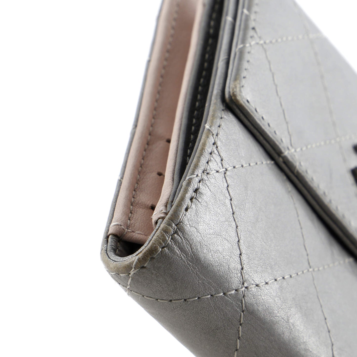 Chanel Cc Compact Wallet Quilted Calfskin