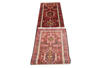 4'6X10 Ft Handmade Tribal Runner Rug Reindeer