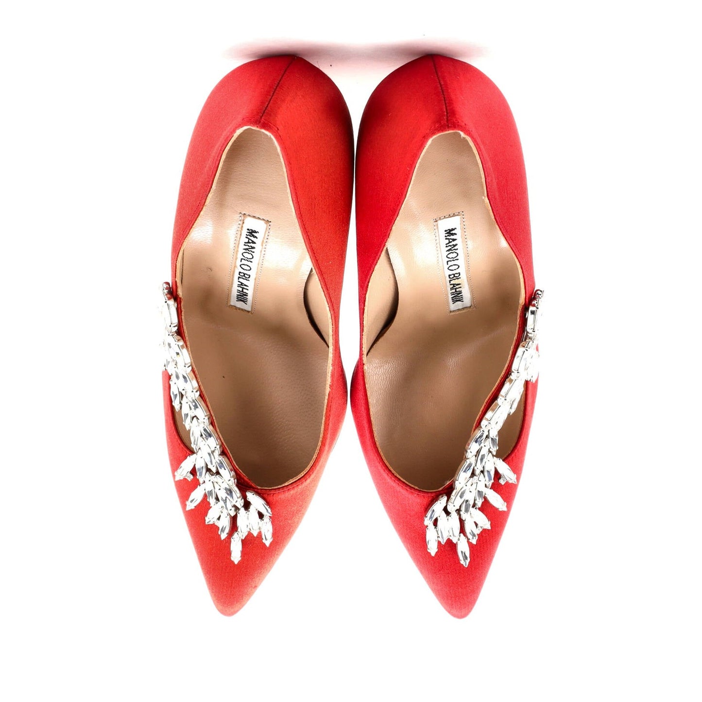 Manolo Blahnik Women'S Nadira Pumps Satin 90