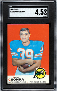 Larry Csonka 1969 Topps #120 Sgc 4.5