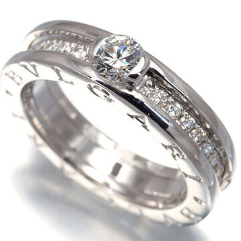 Bvlgari Ring B-Zero1 Solitaire Diamond 0.31Ct Eu50 18K 750 White Gold