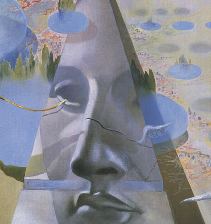 Salvador Dali Appearance Of The Face Of Aphrodite Of Cnidus In A Landscape 31.5"