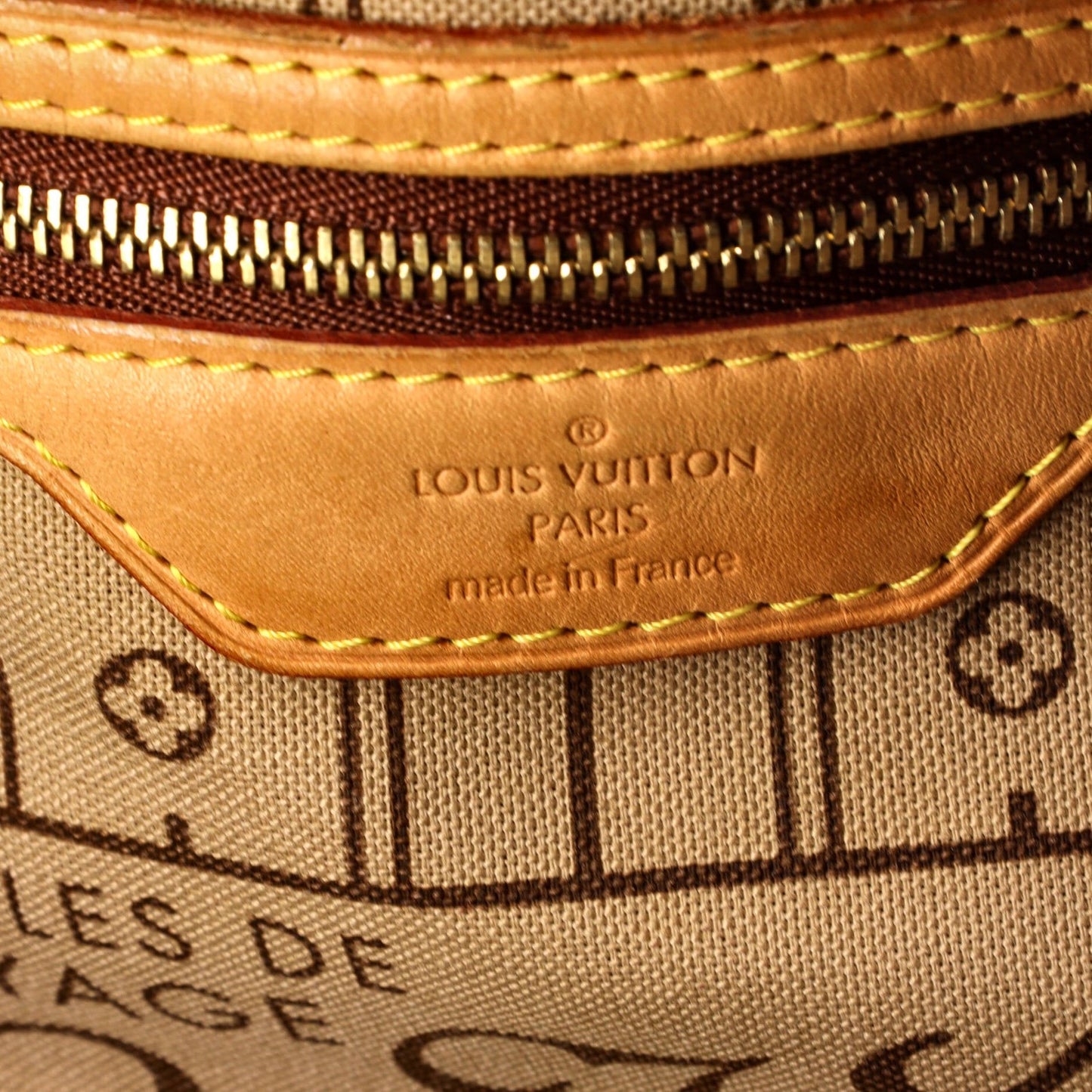 Louis Vuitton Neverfull Tote Monogram Canvas Gm