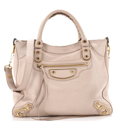 Balenciaga City Classic Metallic Edge Bag Leather Medium