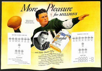 1938 Kansas Vs Notre Dame Vintage College