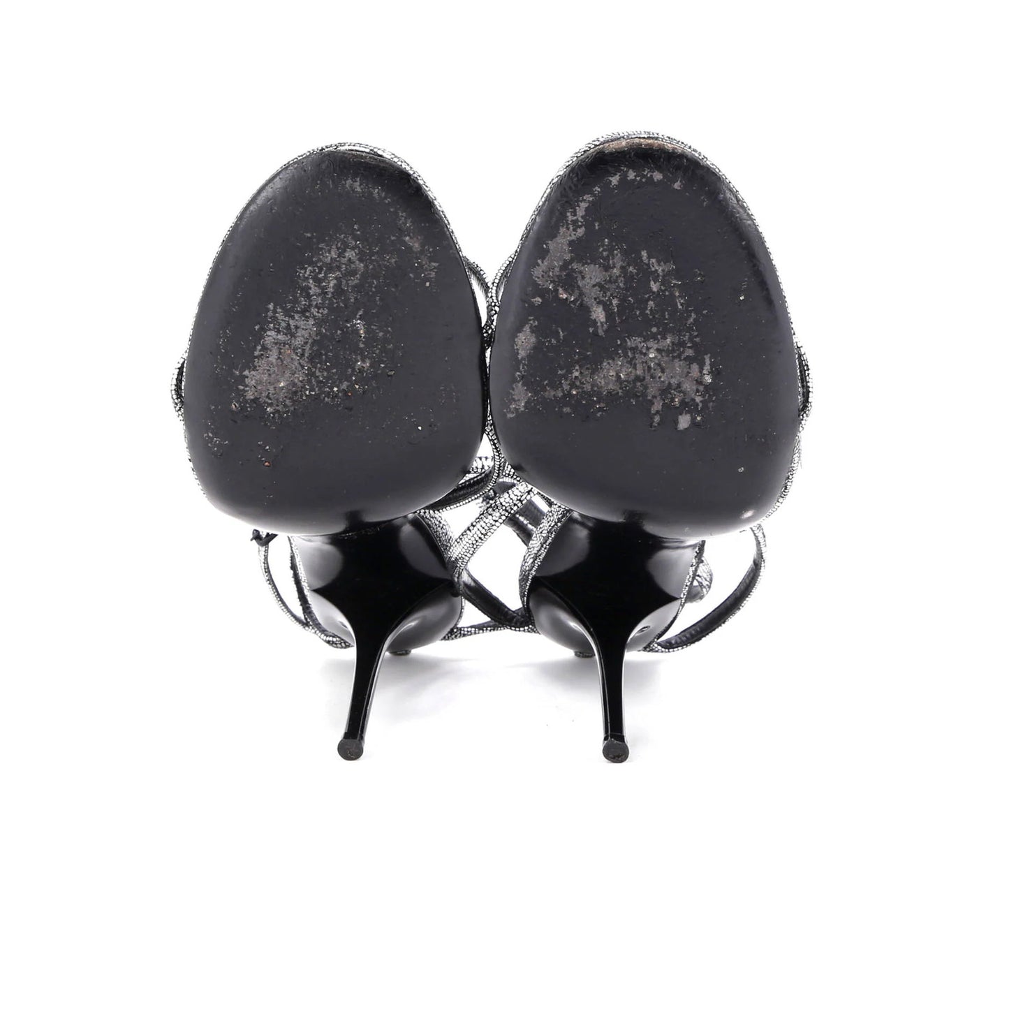 Saint Laurent Women'S Cassandra Heeled Sandals Leather 110