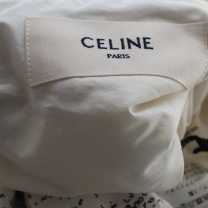 Celine Women'S Reversible Bomber Jacket Printed Silk