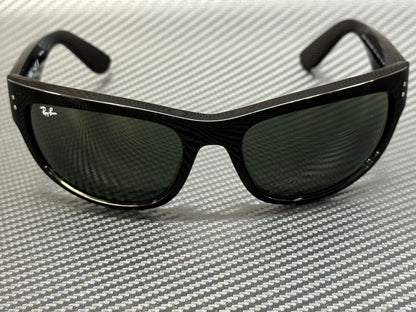 RAY BAN RB2289 901 31 Black Green Mega Balorama Unisex 63 mm Sunglasses