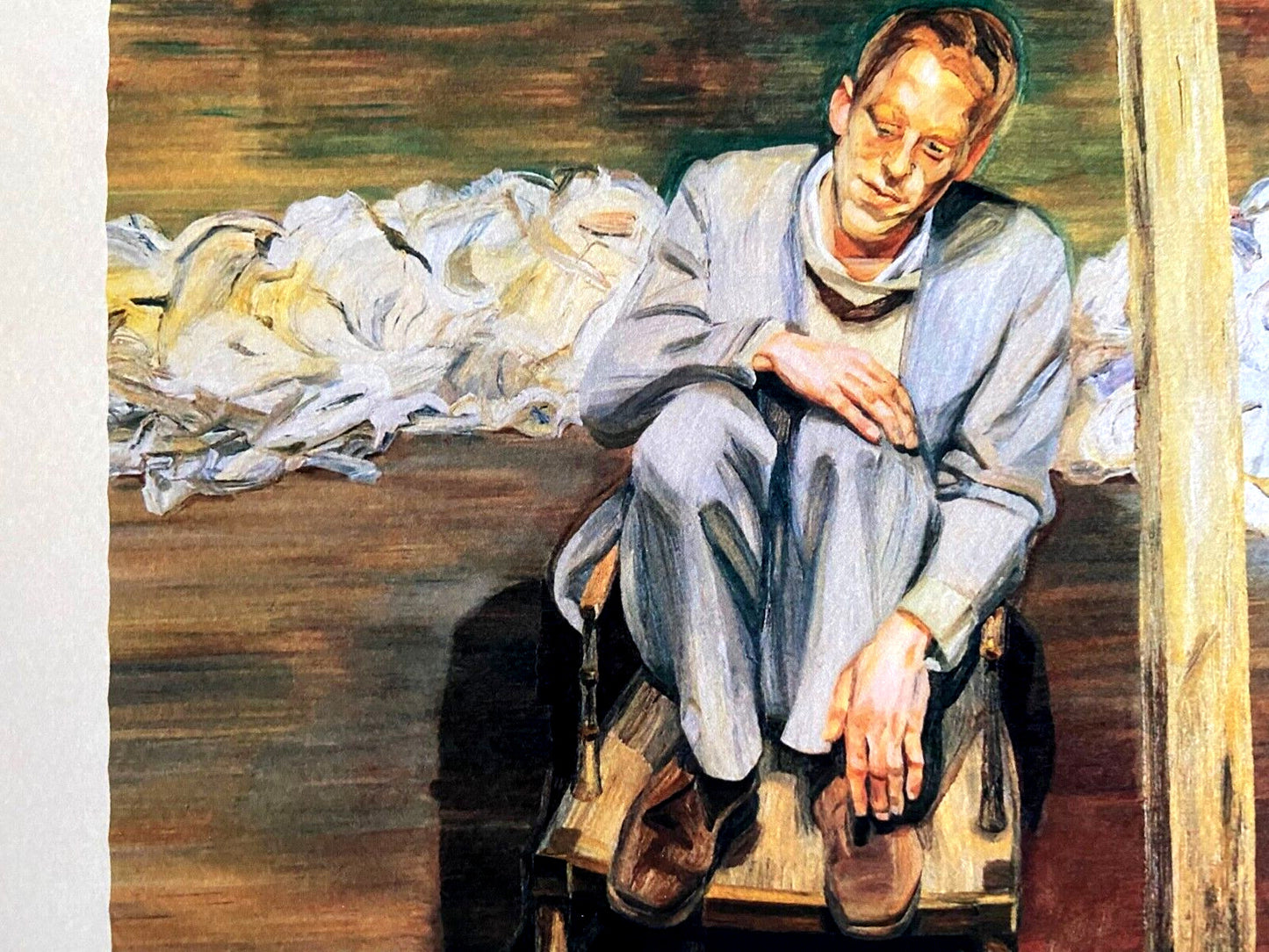 Lucian Freud, Hand-Signed Limited Lithograph Coa Numbered