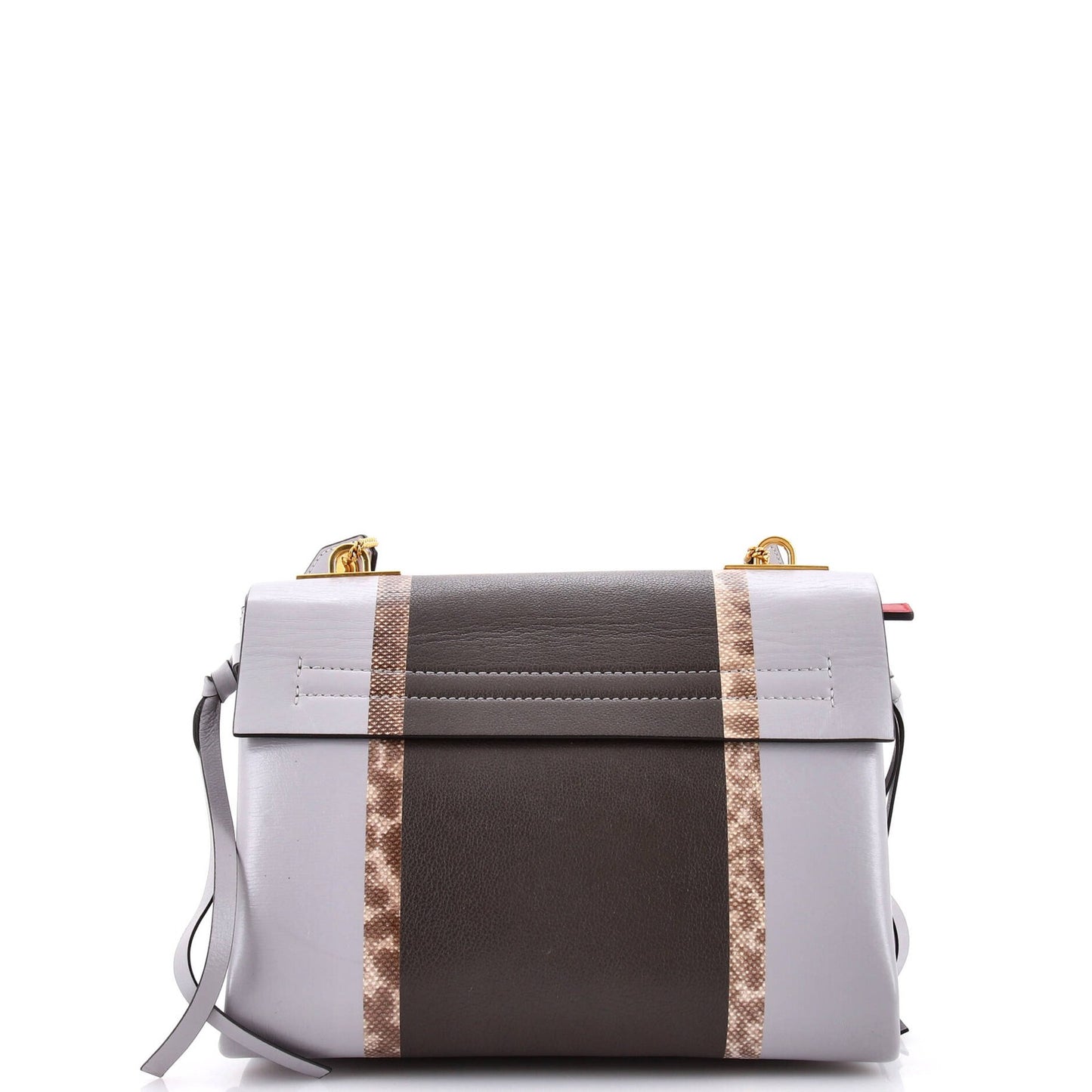 Valentino Garavani Vring Shoulder Bag Printed Leather Small