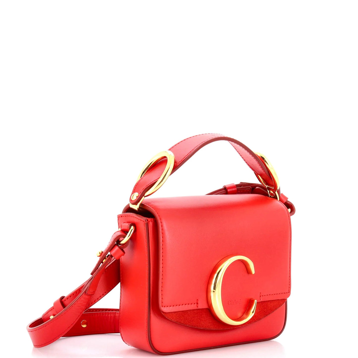 Chloe C Flap Bag Leather Mini