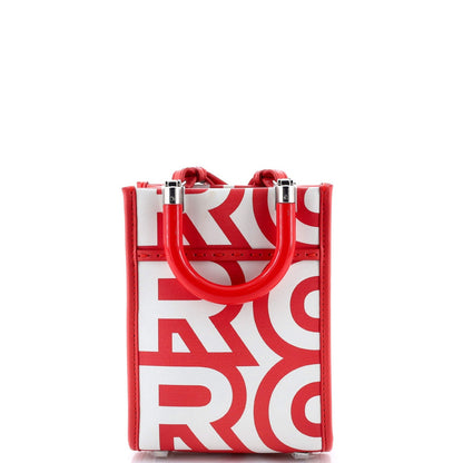 Fendi X Marc Jacobs Sunshine Shopper Tote Printed Leather Mini