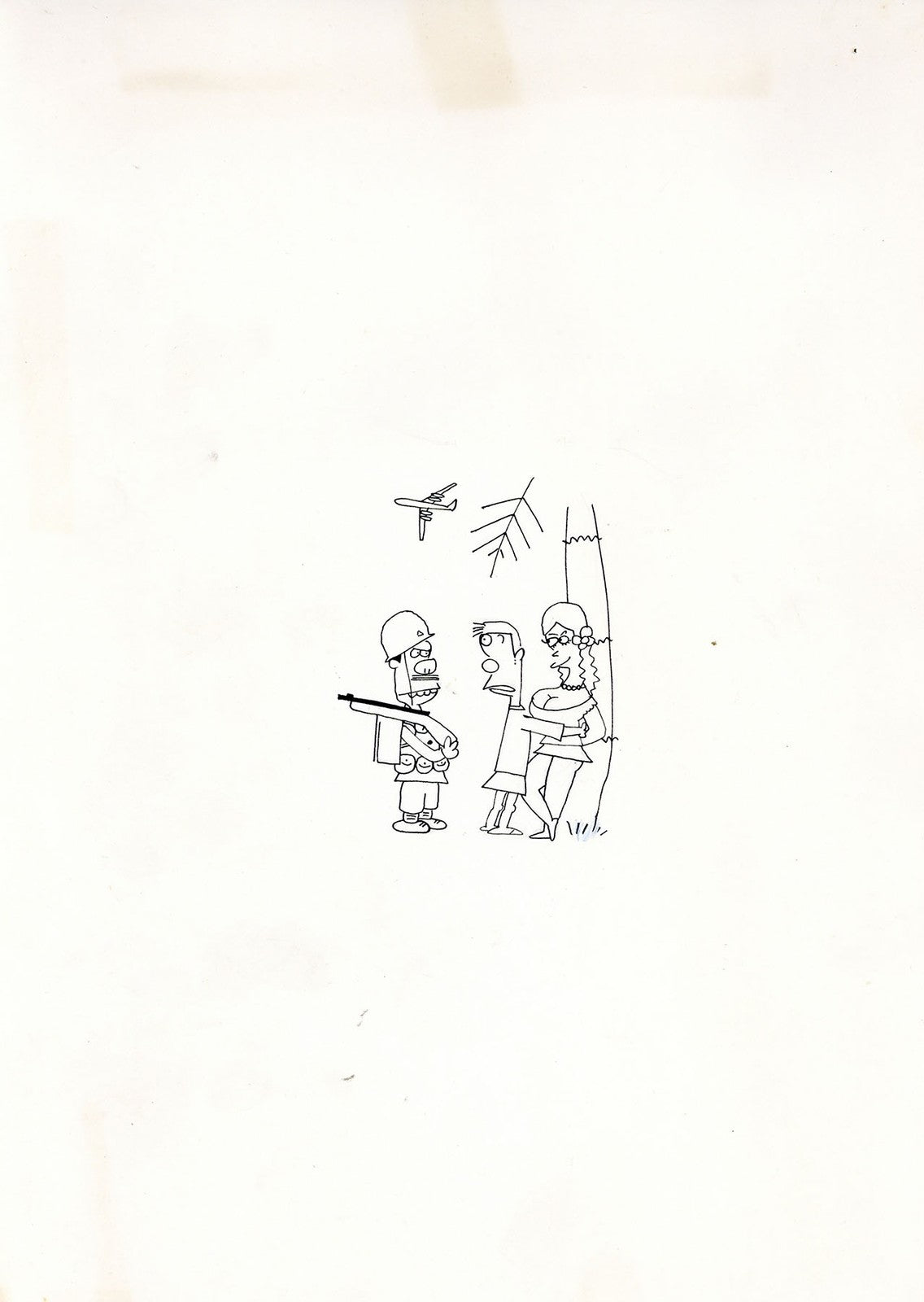 Sonoyama Syunji 1968 Ink Illustration Manga Ghost Story Guam
