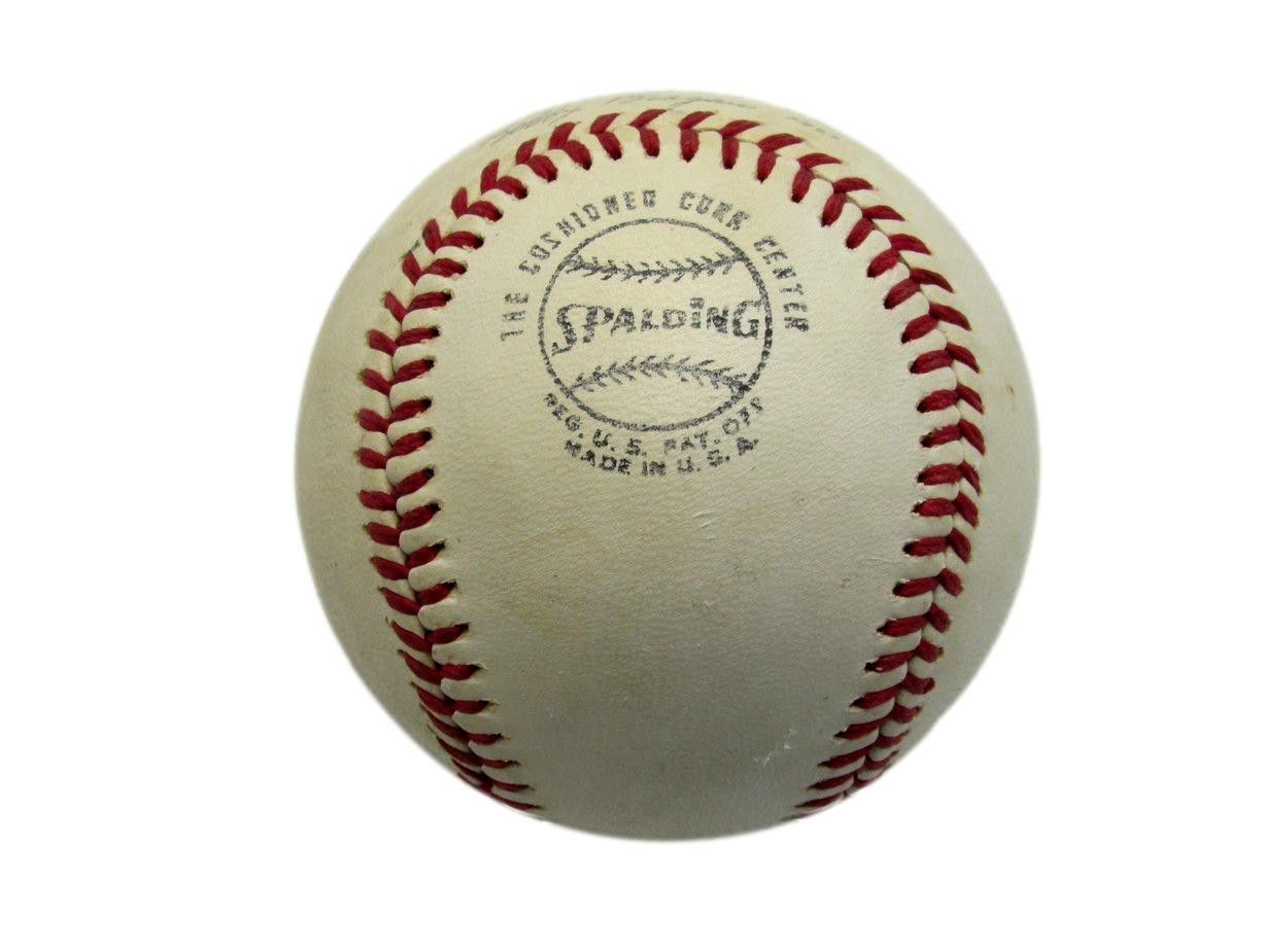 Dizzy Dean Hof Autographed Spalding Baseball Texas League Jsa Full Loa 187636