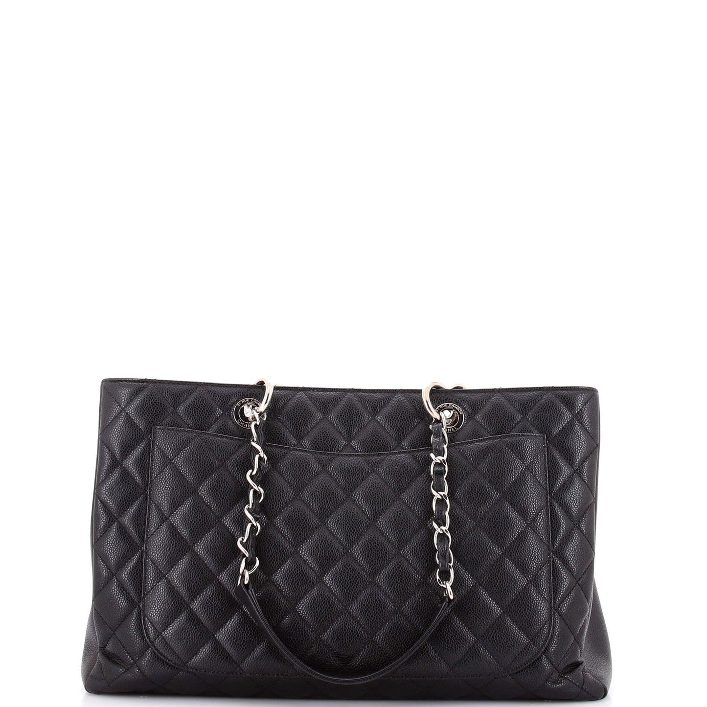 Chanel Grand Shopping Tote Quilted Caviar Xl