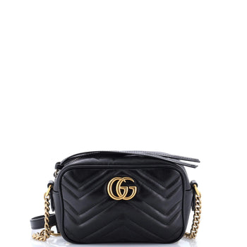 Gucci Gg Marmont Shoulder Bag Matelasse Leather Mini