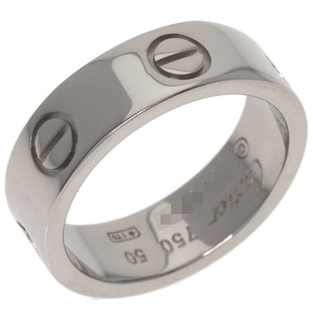 CARTIER   Ring love ring #50 K18 White Gold