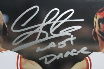 Dennis Rodman Hof Signed/Inscribed 16X20 Photo W/ Jordan Bulls Jsa 196388