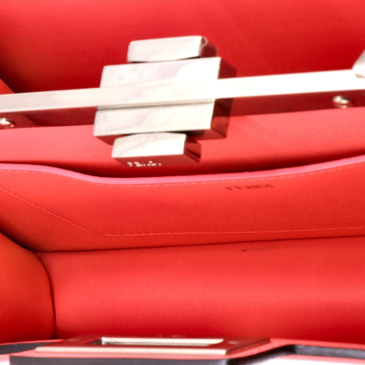 Fendi Peekaboo Cut Bag Leather Medium