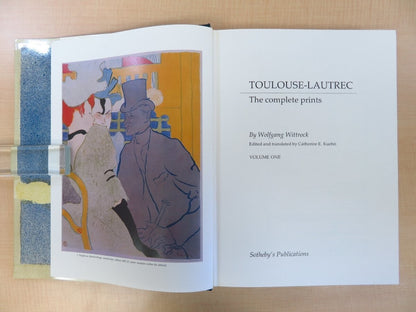Toulouse-Lautrec: The Complete Prints (2 Vols) 1St Edition 1985 Sotheby'S