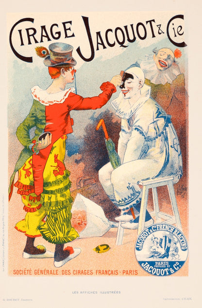 Cirage Jaquot  By Lefevre For Les Affiches Illustrees 1896 Stone Litho