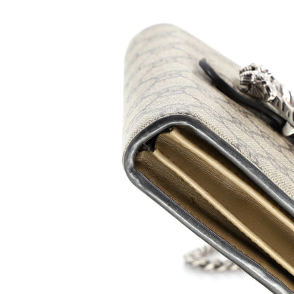 Gucci Dionysus Chain Wallet Gg Coated Canvas Small