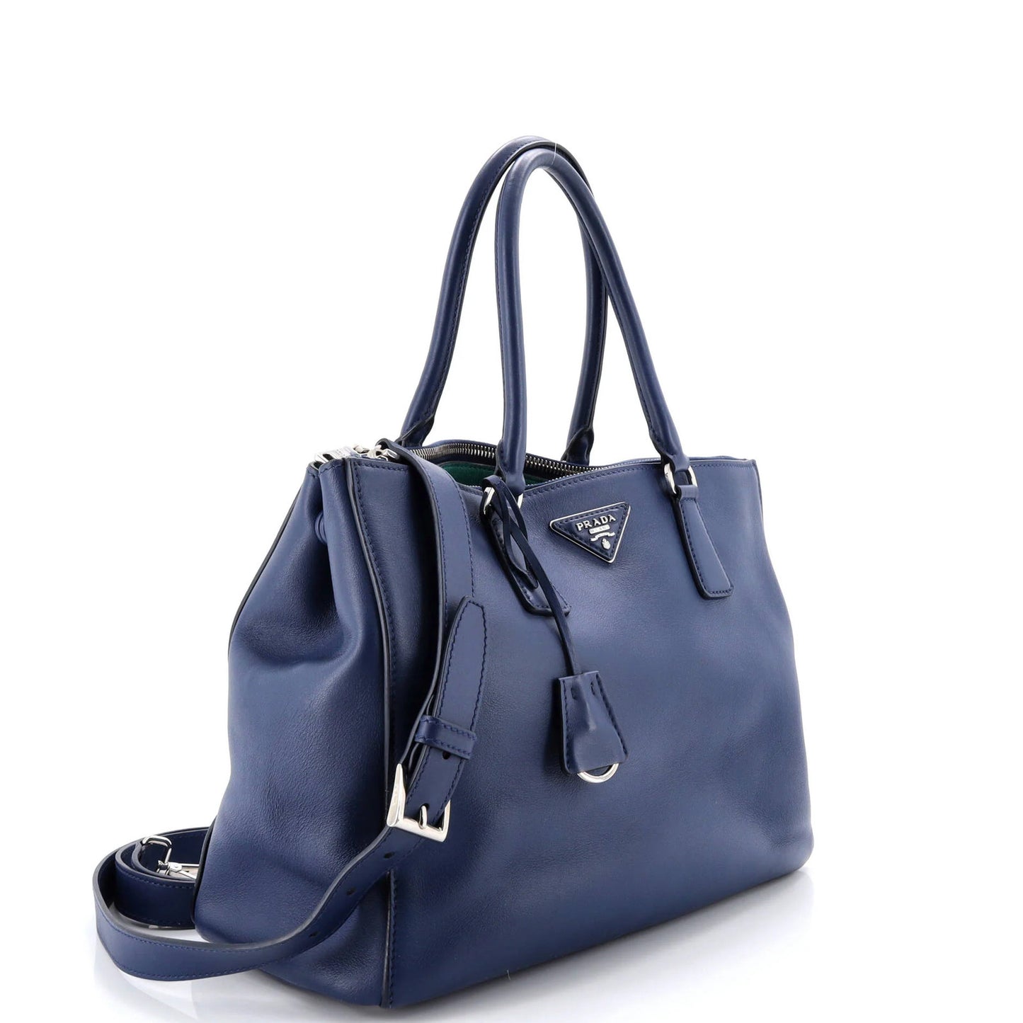 Medium Prada Galleria Double Zip Tote Leather