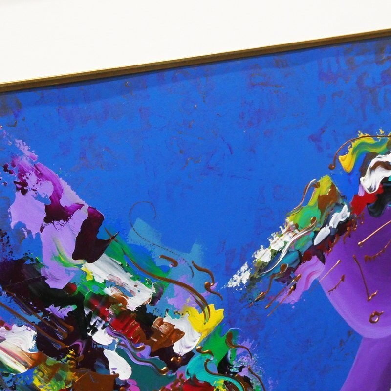 Lee White "Figurative" Large Mixed Media Ltd Ed 2000 Signed Contemporary Art