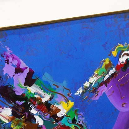 Lee White "Figurative" Large Mixed Media Ltd Ed 2000 Signed Contemporary Art