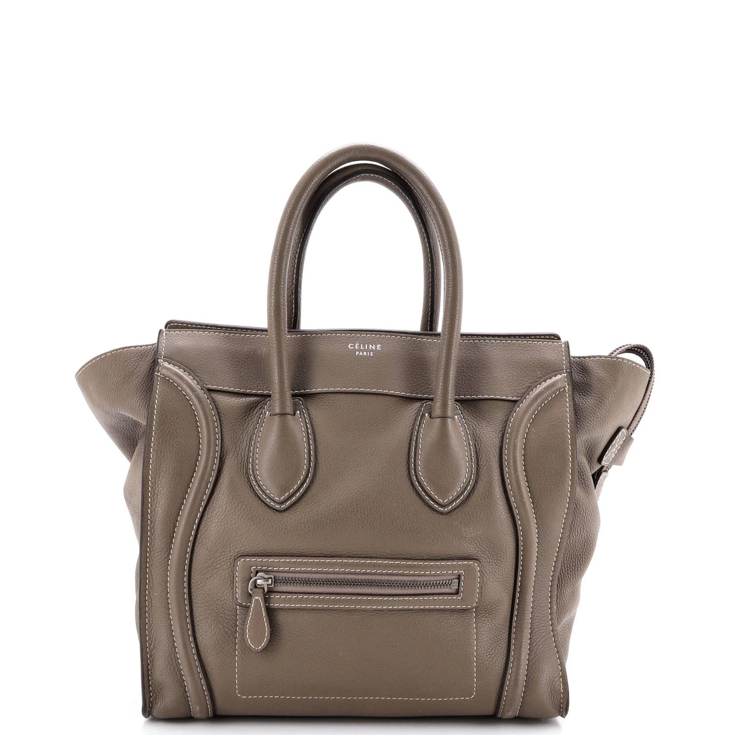 Celine Luggage Bag Grainy Leather Mini