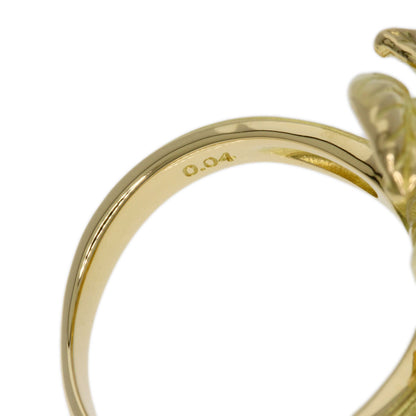 TASAKI   Ring Pearl Pearl Diamond K18 Yellow Gold