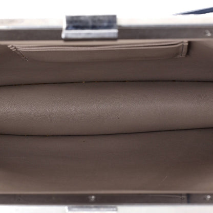 Celine Clasp Crossbody Bag Leather Mini