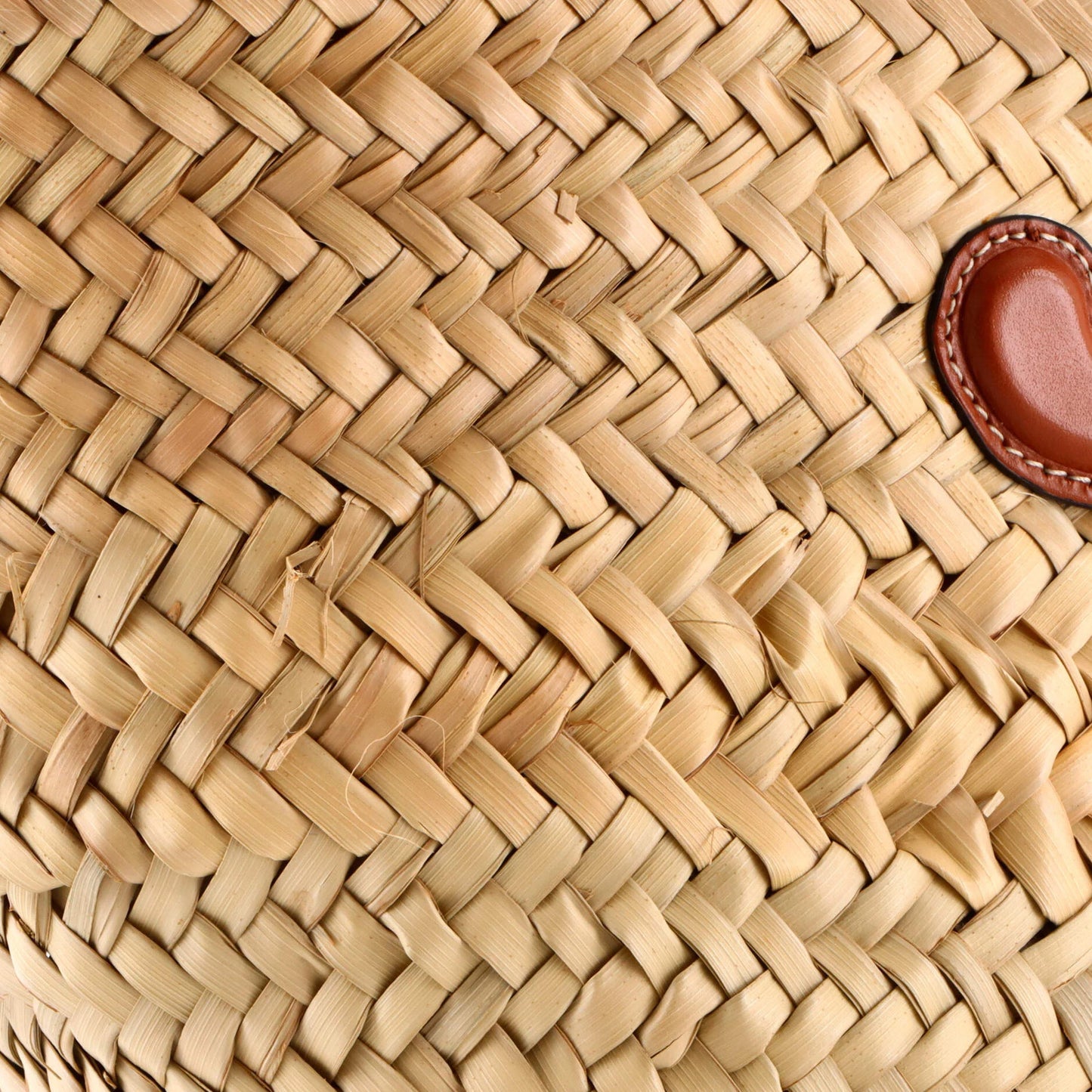 Celine Triomphe Basket Shoulder Bag Raffia With Leather Medium