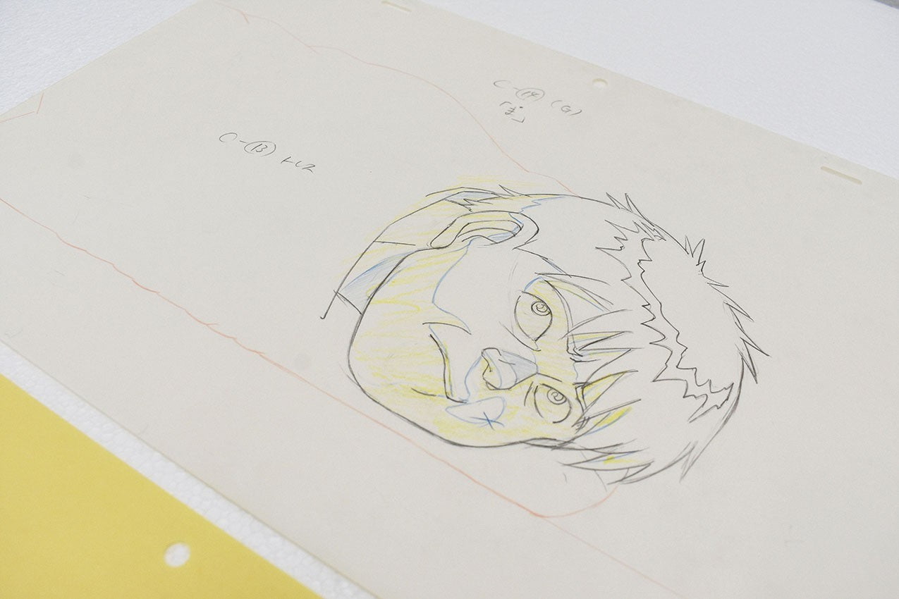 Katsuhiro Otomo pencil on paper drawing cel animation AKIRA person Japanese