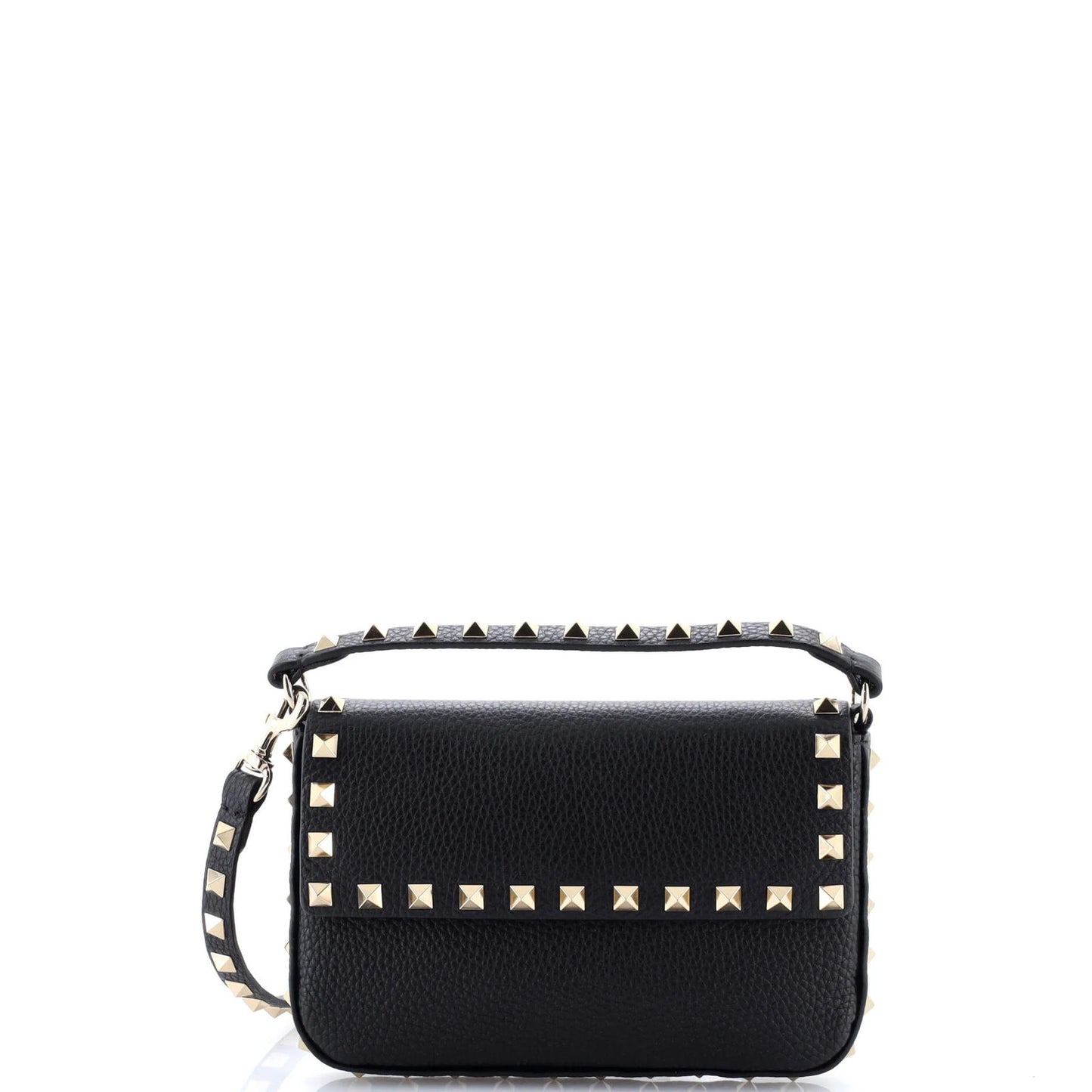Valentino Garavani Rockstud Top Handle Crossbody Pouch Leather Mini