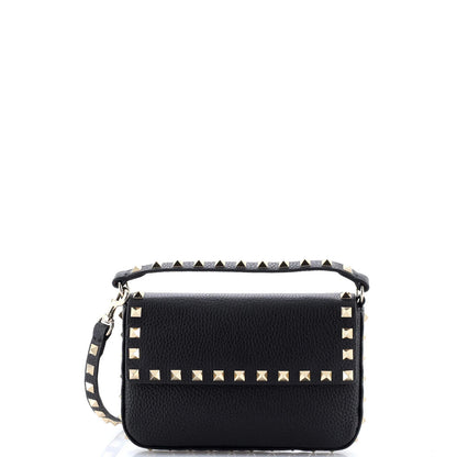 Valentino Garavani Rockstud Top Handle Crossbody Pouch Leather Mini