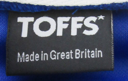 Roberto Baggio Signed Blue Italy Toffs Soccer