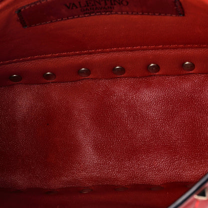 Valentino Garavani Rockstud Spike Flap Bag Quilted Leather Small