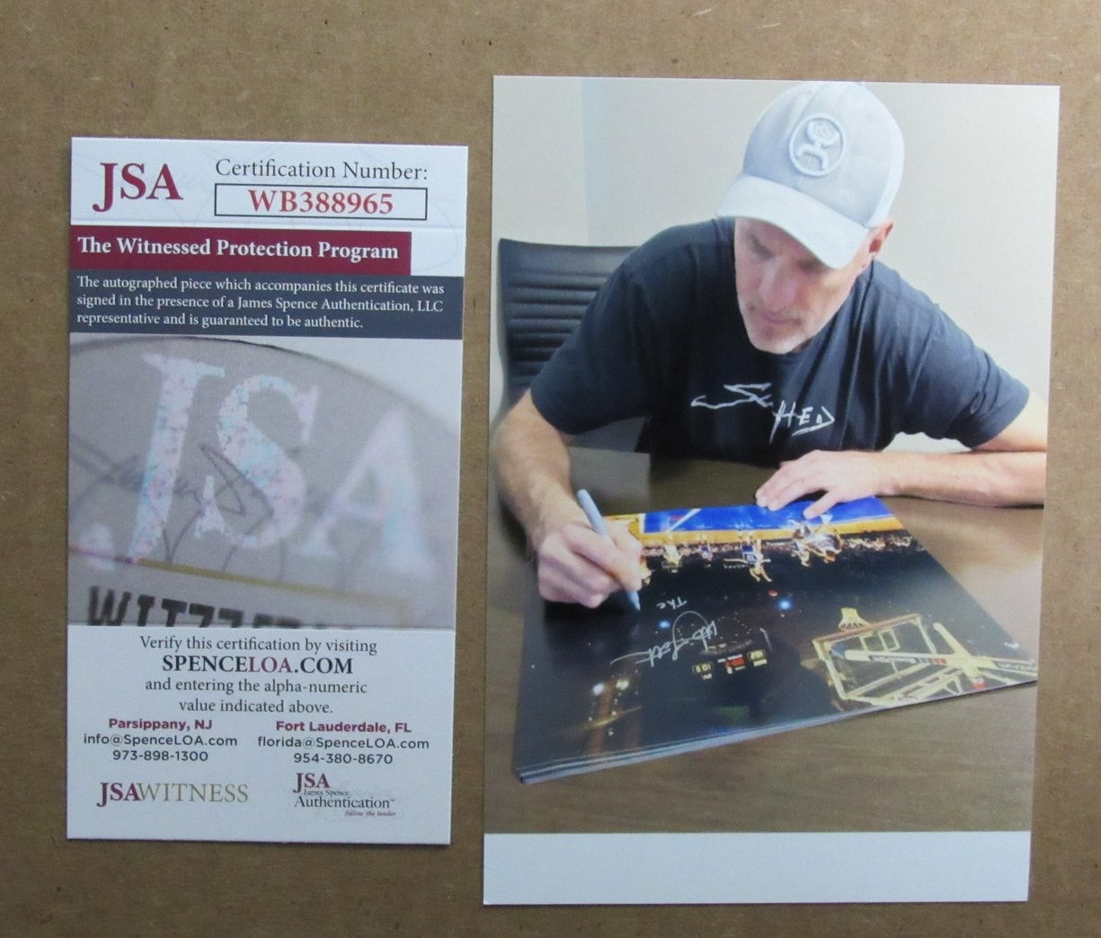 Christian Laettner Duke Signed/Inscribed The Shot 16X20 Photo Framed Jsa 199562