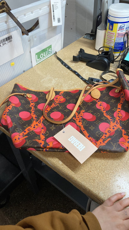 Louis Vuitton Neverfull Nm Tote Limited Edition Monogram Ramages Mm