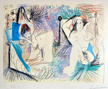 Pablo Picasso Lithograph Coa Signed Numbered A