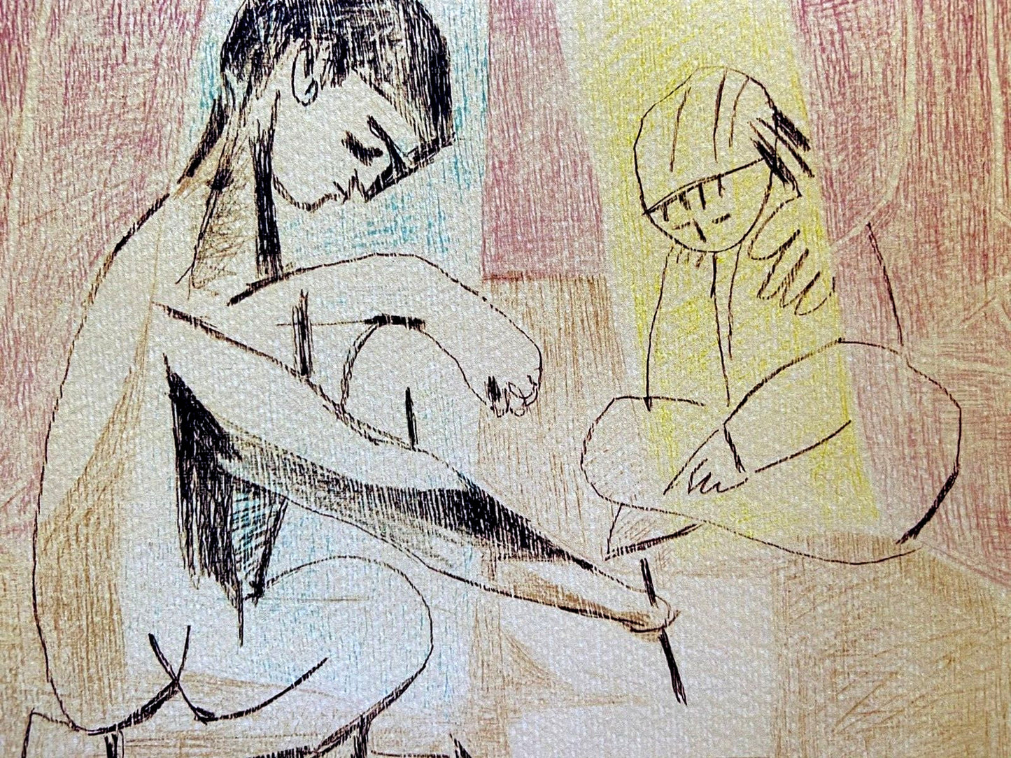 Pablo Picasso Coa Signed / Numbered In Pencil Crayon / Paul Klee