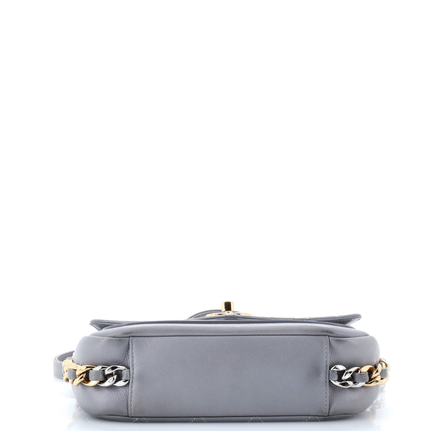 Chanel Two Tone Envelope Flap Bag Quilted Calfskin Medium
