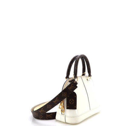 Louis Vuitton Alma Handbag Vernis With Monogram Canvas Bb