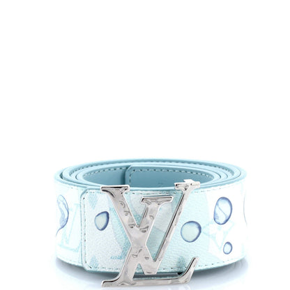 Louis Vuitton Lv Initiales Reversible Belt Limited Edition Aquagarden Monogram
