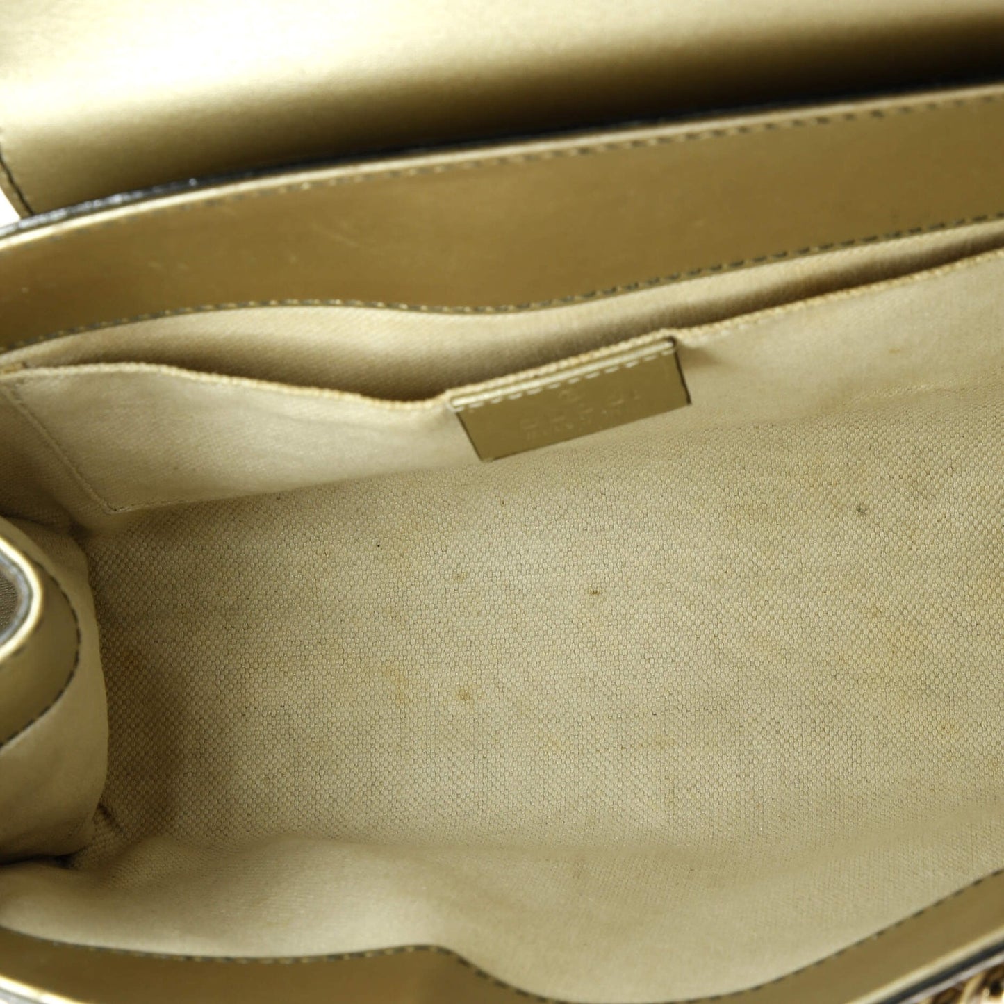 Gucci Emily Chain Flap Shoulder Bag Guccissima Leather Small