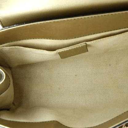 Gucci Emily Chain Flap Shoulder Bag Guccissima Leather Small