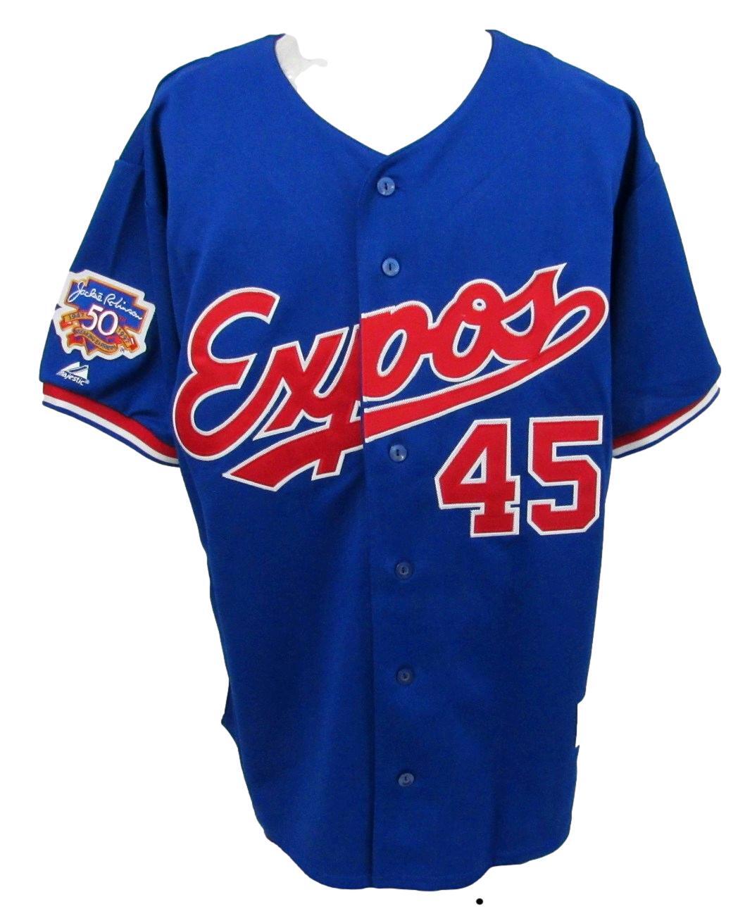 Pedro Martinez Hof Autographed Majestic Bp Jersey Expos Beckett 176379