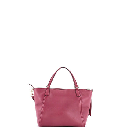 Gucci Soho Convertible Top Handle Bag Leather Small